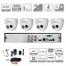 DAHUA Kit 4 caméras dôme Full HD - 2 Mégapixels vidéo surveillance IR 50m 